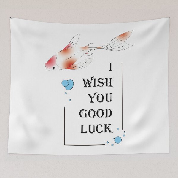 Item preview, I wish you good luck in the borders of carp and bubbles v2 designed and sold by xdashu.