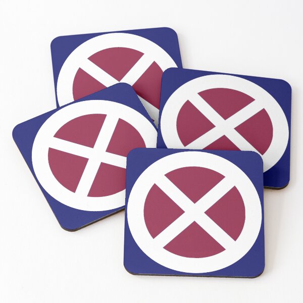Artikelvorschau, Maroon Saltire Retro-Mod-Rondell entworfen und verkauft von ModSupporters.