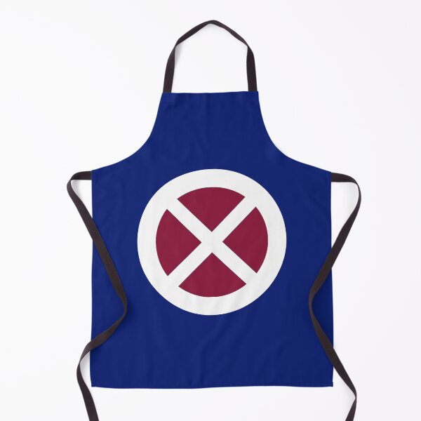 Item preview, Maroon Saltire retro mod roundel designed and sold by ModSupporters.