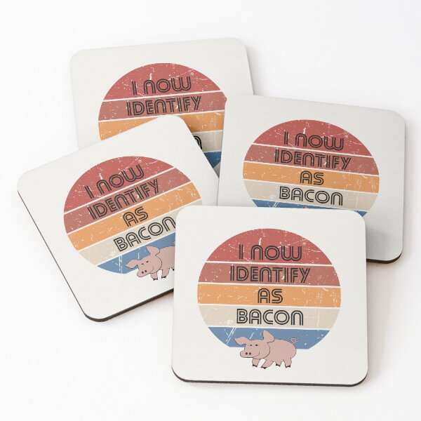 Item preview, I now identify as Bacon quote designed and sold by NerdnGeekshop.