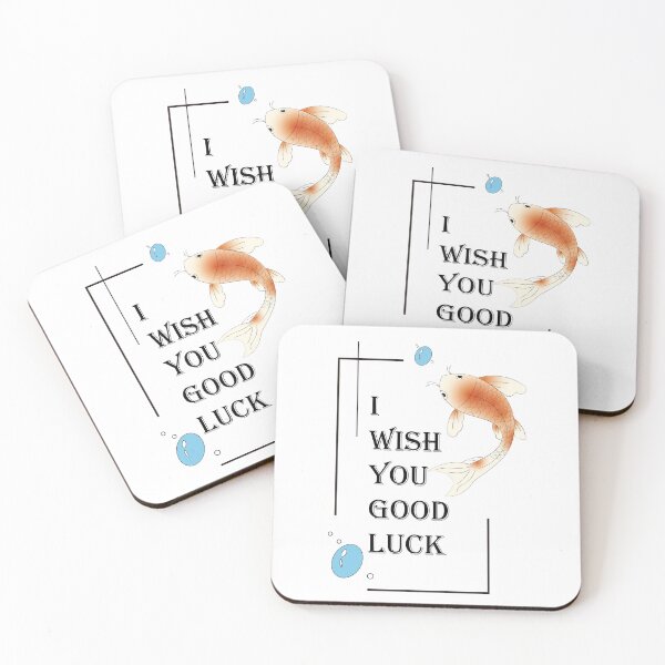 Item preview, I wish you good luck in the borders of carp and bubbles designed and sold by xdashu.