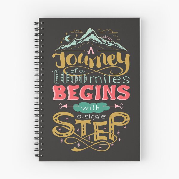 Item preview, A Journey Of A 1000 Miles Begins With A Single Step designed and sold by storyboxdesigns.