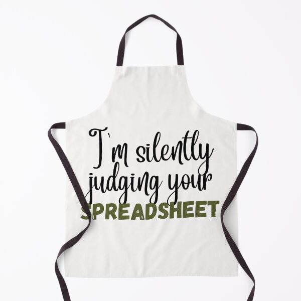 Item preview,   I'm silently judging your spreadsheet Sticker designed and sold by sofiazazi.