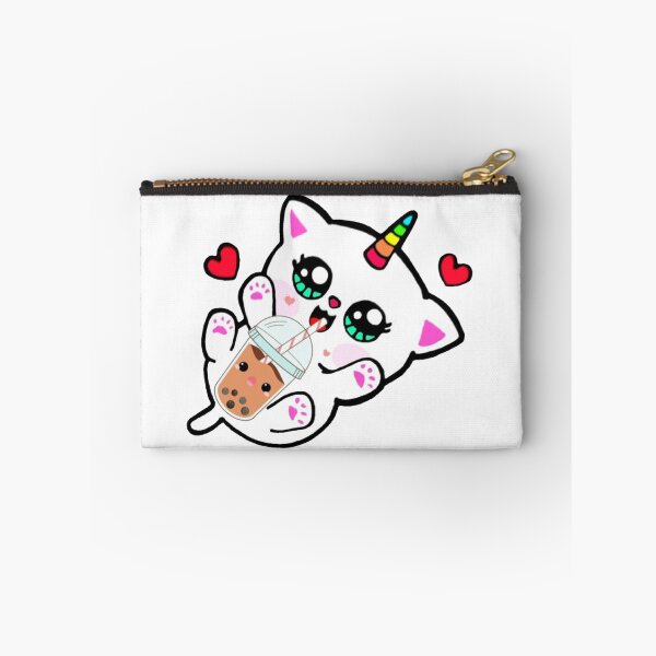 Item preview, Cat Drinking Boba Milk designed and sold by NineOneOne.