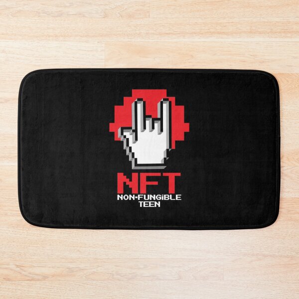 Item preview, NFT Art Crypto Pixel Nonfungible Rock ’n’ Roll Hand Sign Teen designed and sold by Maria Garcia.
