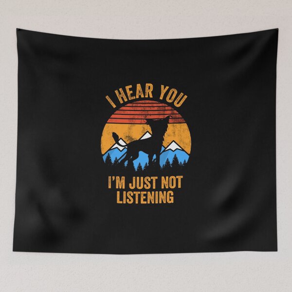 Item preview, Hear You Just Not Listening Stubborn Chinese Crested Dog  designed and sold by Guarddogdrive.