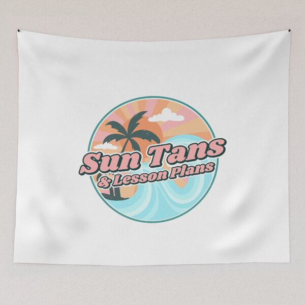 Item preview, End of Year Teacher Sun Tans Lesson Plans  designed and sold by SocialLook.