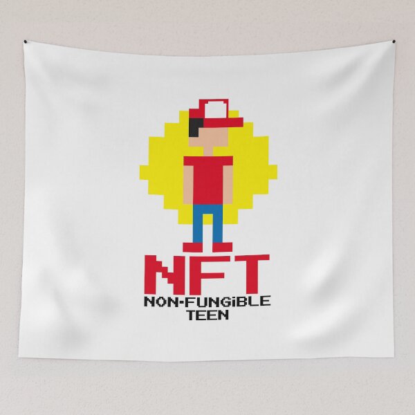 Item preview, NFT Crypto Pixel Boy Non-Fungible Teenager designed and sold by Maria Garcia.
