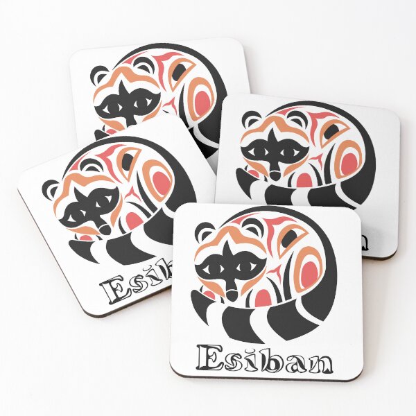 Item preview, Indigenous Raccoon (Esiban) designed and sold by KendraHowland.
