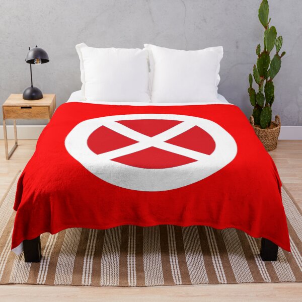 Artikelvorschau, Roter weißer Saltire Retro Roundel entworfen und verkauft von ModSupporters.