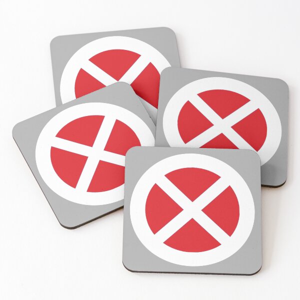 Artikelvorschau, Roter weißer Saltire Retro Roundel entworfen und verkauft von ModSupporters.