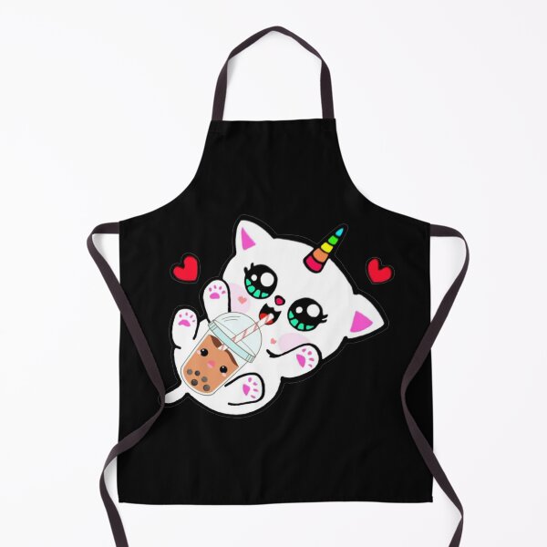 Item preview, Cat Drinking Boba Milk designed and sold by NineOneOne.