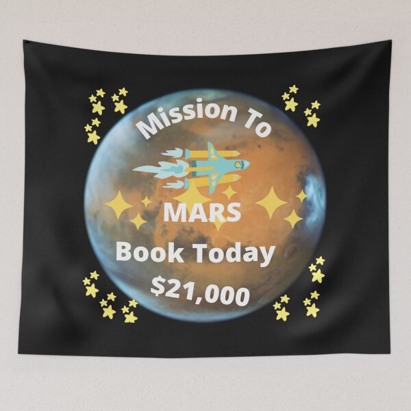 Item preview, Mission To Mars Book Today Art Canvas designed and sold by LGMmugsdesign.