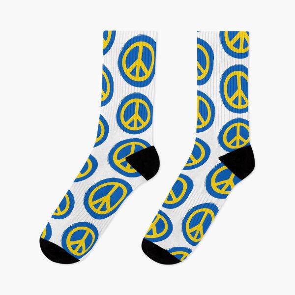 Item preview, Peace For Ukraine Blue and Yellow Anti War Sign designed and sold by lordyswiss.