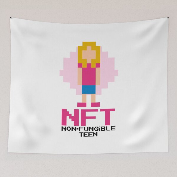 Item preview, NFT Crypto Pixel Girl Non-Fungible Teenager  designed and sold by Maria Garcia.