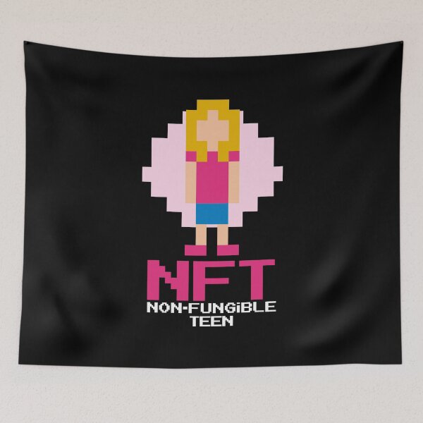 Item preview, NFT Crypto Pixel Art Nonfungible, Funny Teen Girl Meme designed and sold by Maria Garcia.