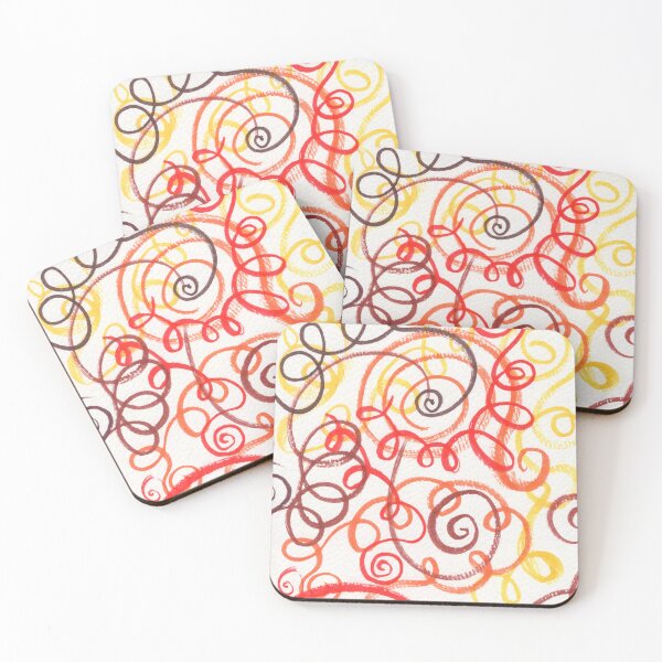 Item preview, Whimsical Organic Lines Curves Watercolor Pattern X designed and sold by Irina Sztukowski.