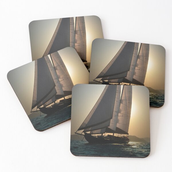 Item preview, big sailboat sailing designed and sold by laikaincosmos.
