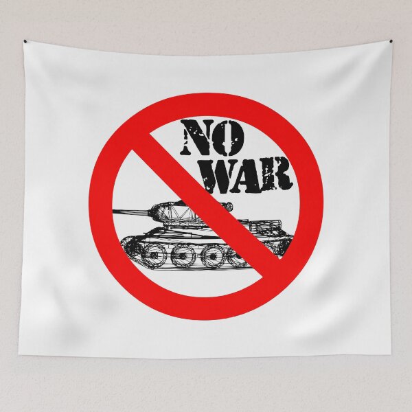 Item preview, No War - Não a Guerra - No Alla Guerra - No a la Guerra - Kein Krieg - Pas la guerre designed and sold by RazzArt.