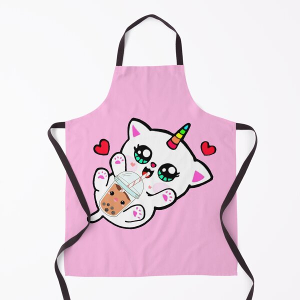 Item preview, Cat Drinking Boba Milk designed and sold by NineOneOne.