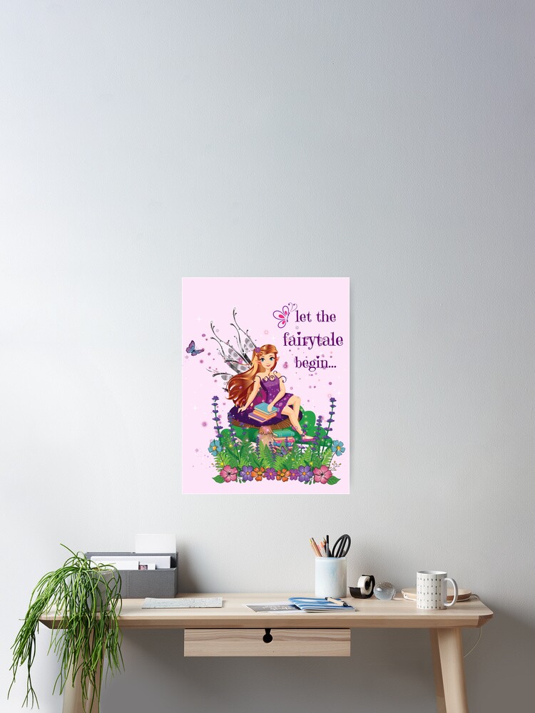 Thumbnail 2 of 3, Poster, Felicia Let the Fairy Tale Begin™ designed and sold by TeelieTurner.