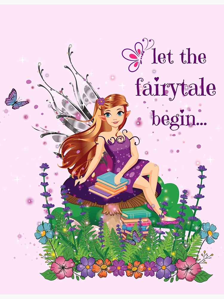 Thumbnail 3 of 3, Poster, Felicia Let the Fairy Tale Begin™ designed and sold by TeelieTurner.