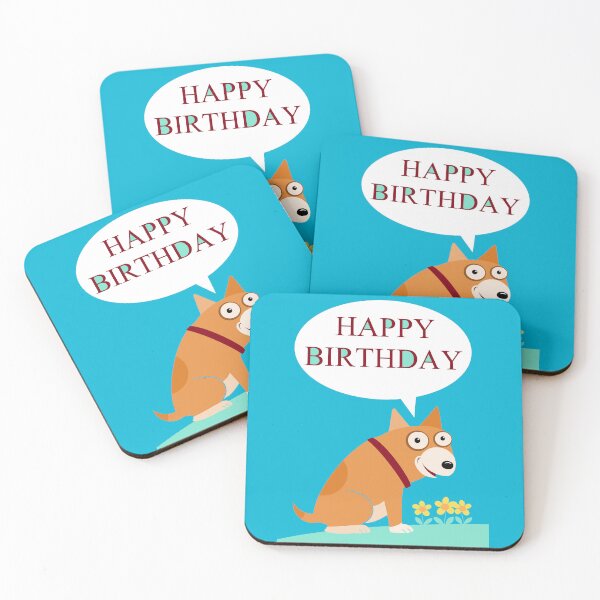 Item preview, THIS DOG SAYS HAPPY BIRTHDAY designed and sold by Jean Gregory Evans.