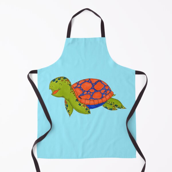 Item preview, Sheldon the Cheerful Sea Turtle designed and sold by playfulpuffin.