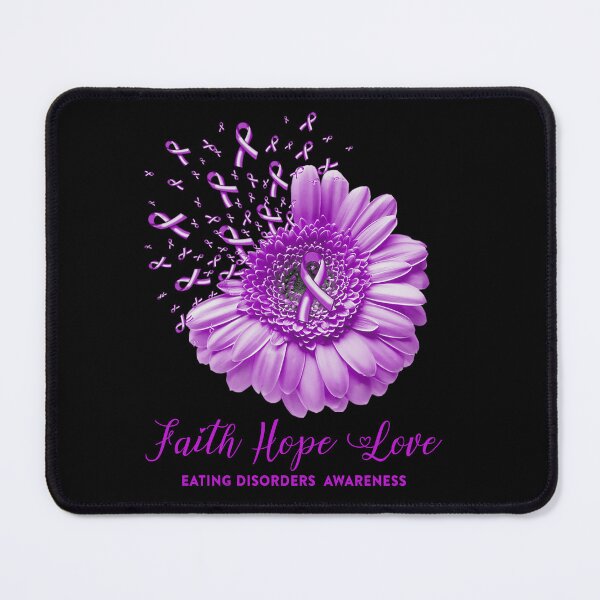 Item preview, Faith Hope Love Eating Disorders Awareness designed and sold by Tadmab.