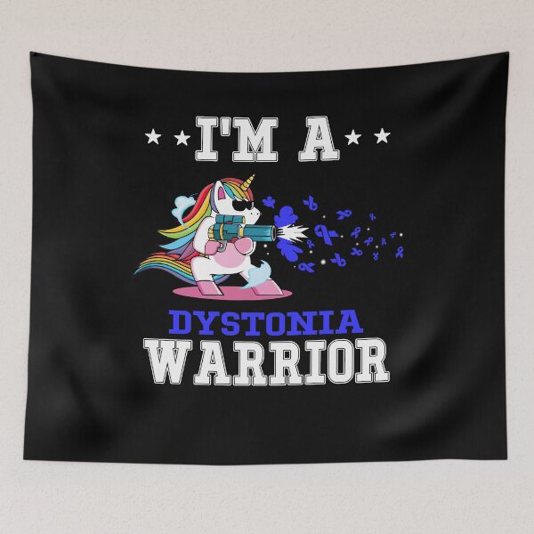 Item preview, Funny Unicorn I'm A Dystonia Warrior designed and sold by heppenp.