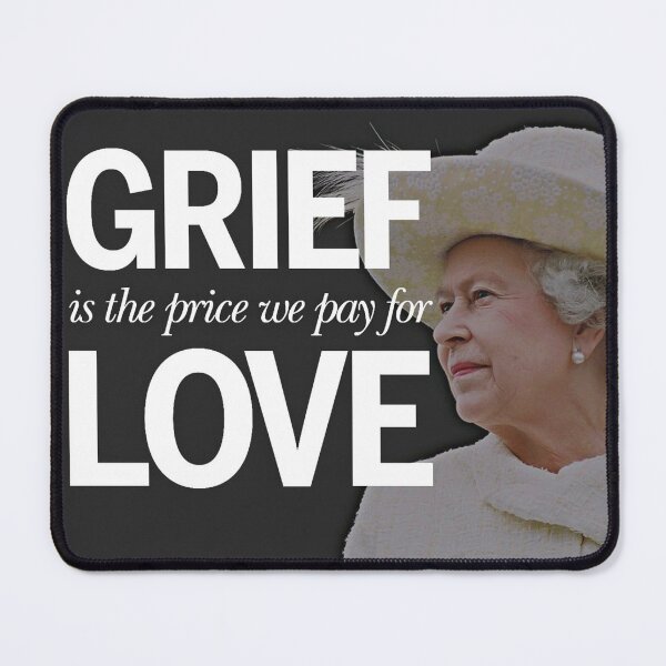 Item preview, Queen Elizabeth - "Grief is the Price We Pay for Love" designed and sold by VintagePeople.