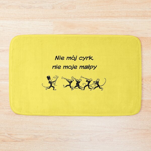 Item preview, "Not My Circus, Not My Monkeys" Monkey Band in yellow designed and sold by TheresaSapphire.