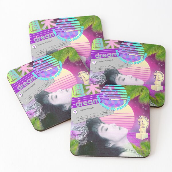 Item preview, meiko's vaporwave paradise designed and sold by purplepinkdrgn.