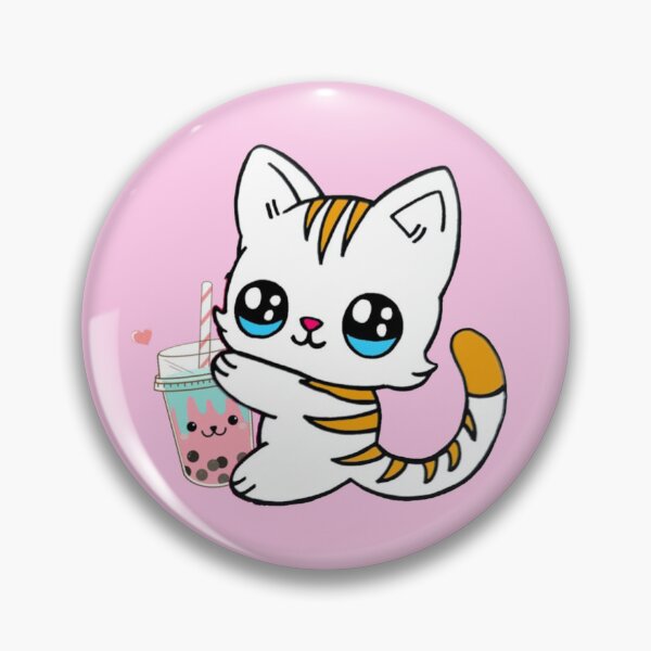Item preview, Cat Drinking Boba Milk designed and sold by NineOneOne.