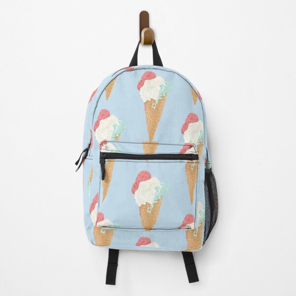 Item preview, Dripping Pink, White, and Teal Ice Cream Cone  designed and sold by ivyandstone.