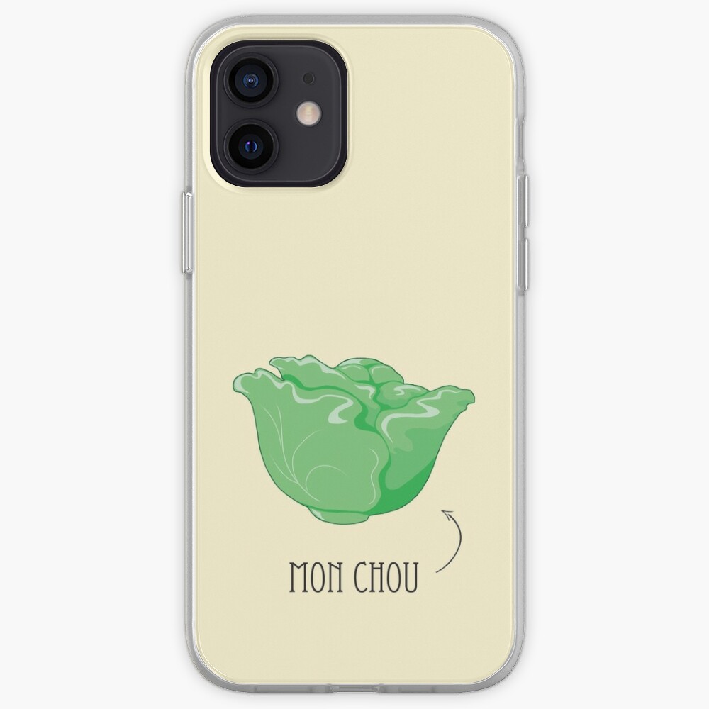 quot Mon Chou My Cabbage French Term of Endearment quot iPhone Case Cover