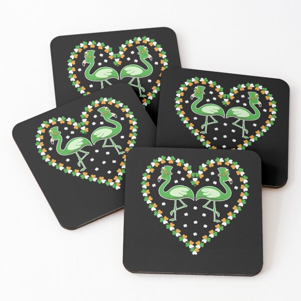Item preview, Irish Flamingo St Patricks Day 2022 Leprechaun Green Flamingo St Pattys Shamrock Funny designed and sold by 1Designology1.