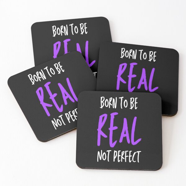 Item preview, Born To Be Real Not Perfect t-shirts sweatshirts hoodies designed and sold by Daevely.