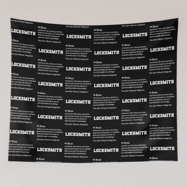 Item preview, Locksmith Definition, Funny Locksmith Quote, Cool gift for Locksmith lover designed and sold by ZAstore.