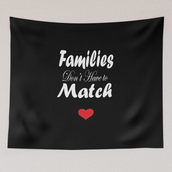 Item preview, families don't have to match : nuclear family gift for Mom, Dad designed and sold by AbdessalamBHM.