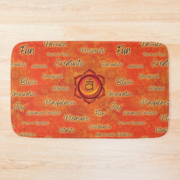 Item preview, Sacral Chakra Inspirational Words designed and sold by Violet House Art.