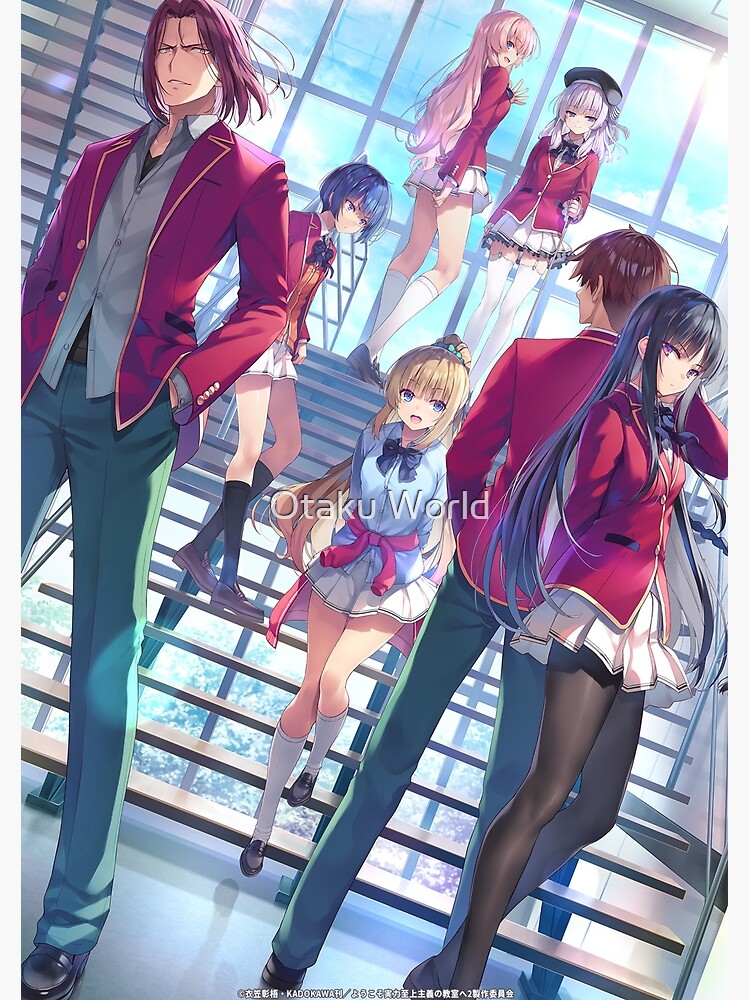 Classroom Of The Elite Staffel 2 "Classroom Of The Elite Staffel 2 offiziell" Poster von OtakuWord