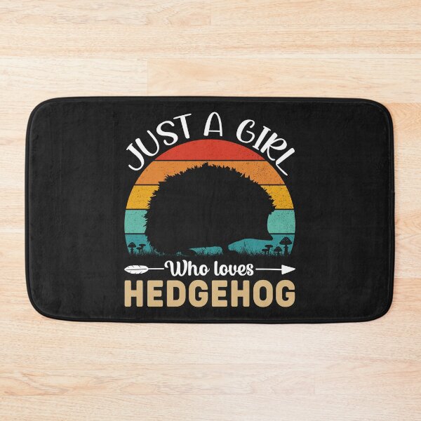 Item preview, Just a Girl Who Loves Hedgehog T-shirt - hedgehog lover designed and sold by podekom.