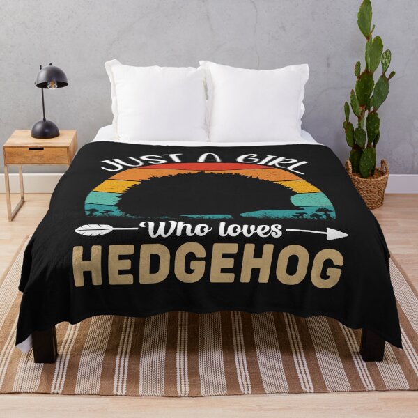 Item preview, Just a Girl Who Loves Hedgehog T-shirt - hedgehog lover designed and sold by podekom.