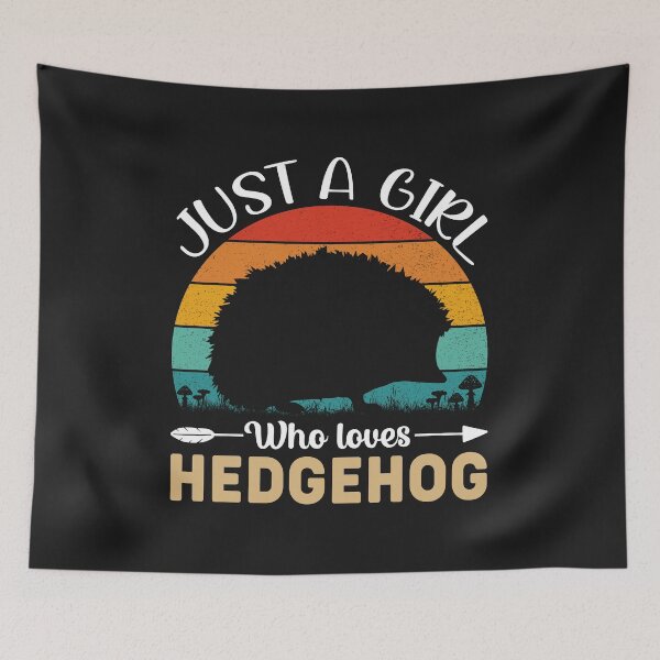 Item preview, Just a Girl Who Loves Hedgehog T-shirt - hedgehog lover designed and sold by podekom.