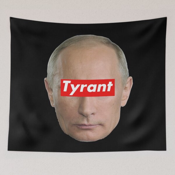 Item preview, Vladimir Putin Tyrant (on black) designed and sold by Thelittlelord.