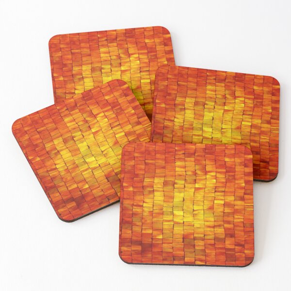 Item preview, Burnt Orange And Yellow Brick Wall designed and sold by Mark Jesus-Allen.