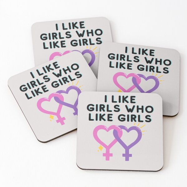 Item preview,  I Like Girls Who Like Girls funny Gay Lesbian Trans Bisexual - Gay Pride designed and sold by unique things.