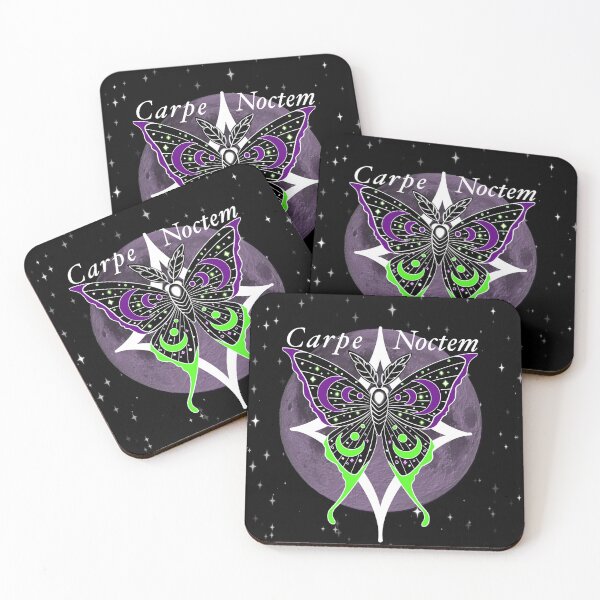 Item preview, Polilla Carpe Noctem designed and sold by BlackkitSticks.