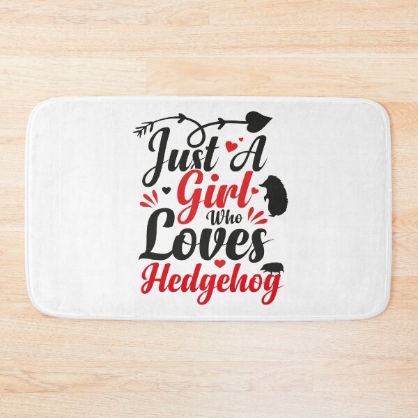 Item preview, Just a Girl Who Loves Hedgehog T-shirt - hedgehog lover Sticker designed and sold by podekom.